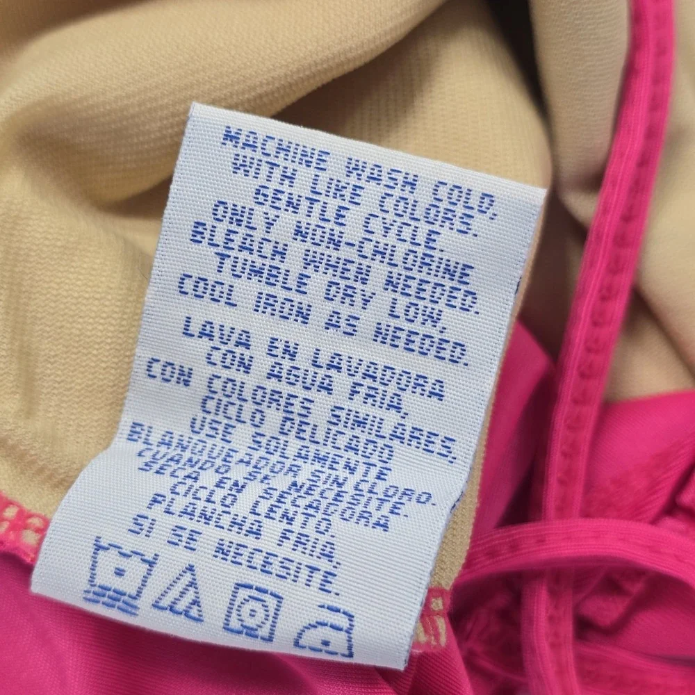 Nick Jr Dora the Explorer Y2K One Piece‎ Swimsuit Infant Girls 18M Pink Tropical
